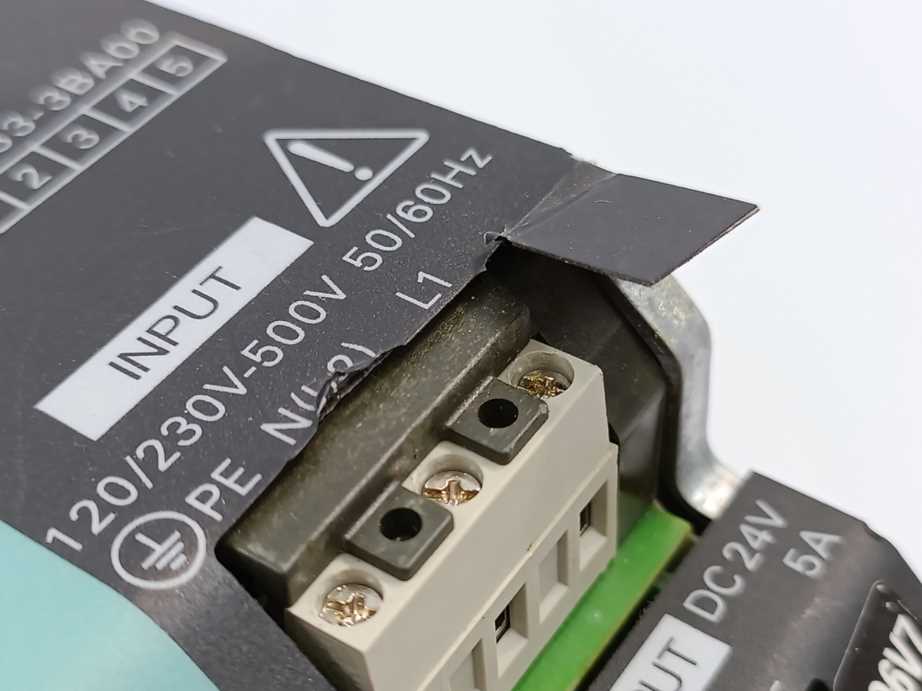 Siemens 6EP1333-3BA00 SITOP PSU200M Power Supply 24V/5A