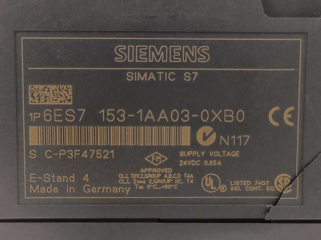 Siemens 6ES7153-1AA03-0XB0 Simatic DP Connection IM 153-1 New