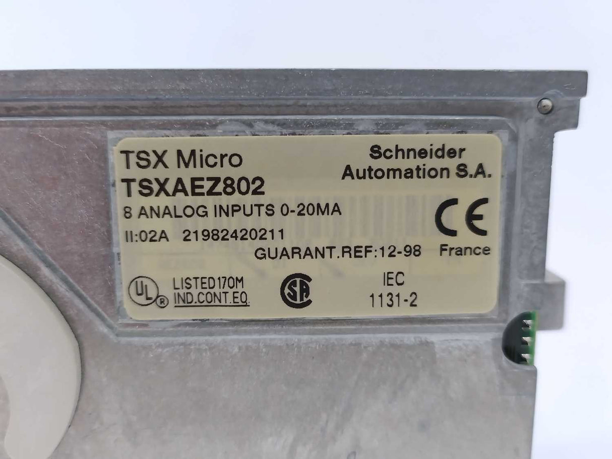 Schneider Electric TSXAEZ802 8 Analog Inputs 0-20mA