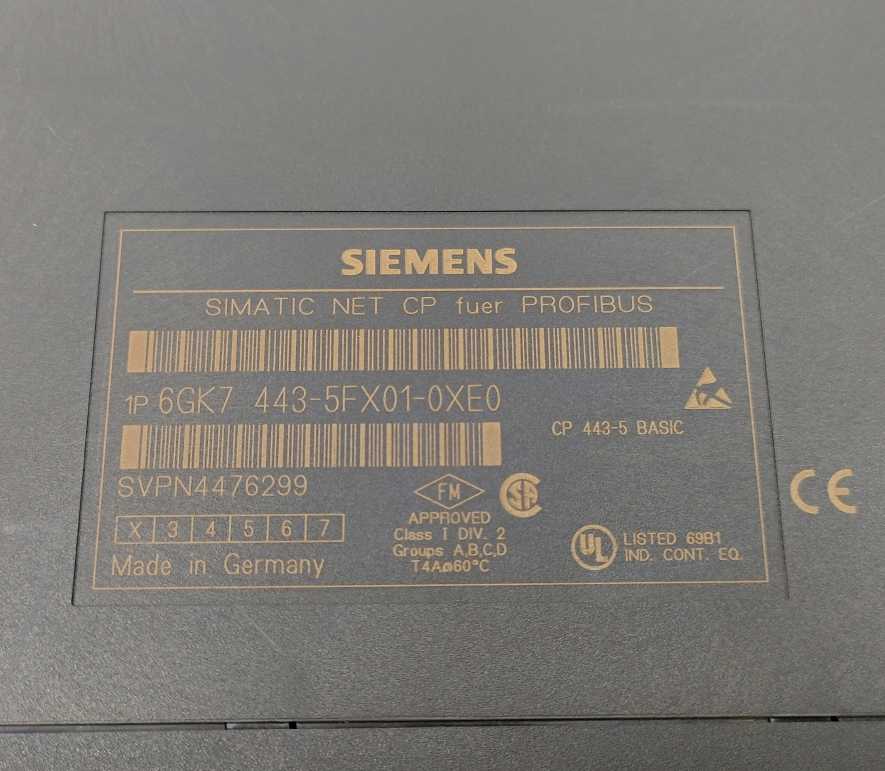 Siemens 6GK7443-5FX01-0XE0 CP 443-5 Communications Processor