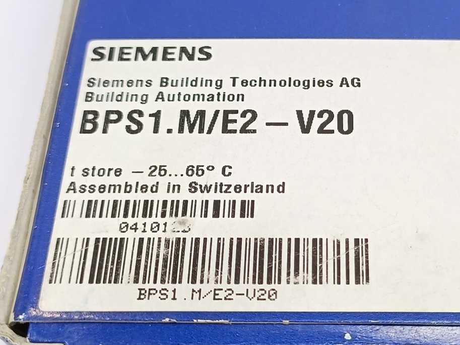 Siemens BPS1.M/E2-V20 (BPS1ME2V20)