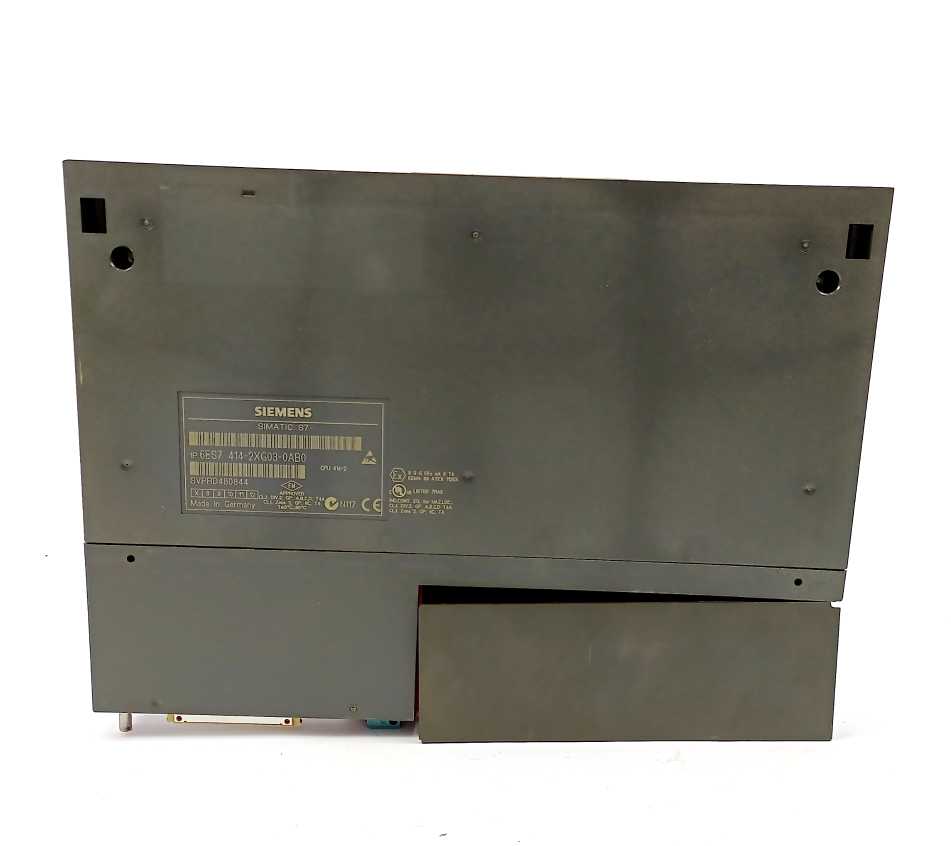 Siemens 6ES7414-2XG03-0AB0 SIMATIC S7-400 CPU w/ 6ES7952-0KH00-0AA0