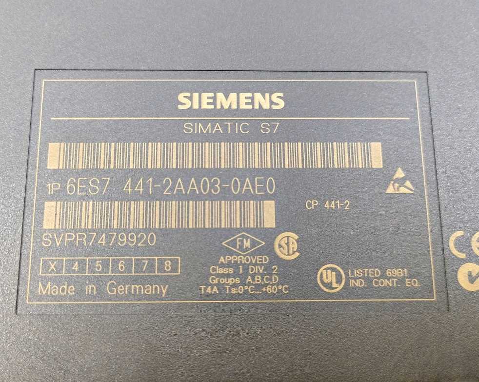 Siemens 6ES7441-2AA03-0AE0 CP 441-2 Communication module E03