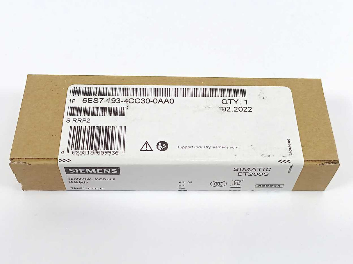 Siemens 6ES7193-4CC30-0AA0 SIMATIC DP, Terminal module, TM-P15C23-A1
