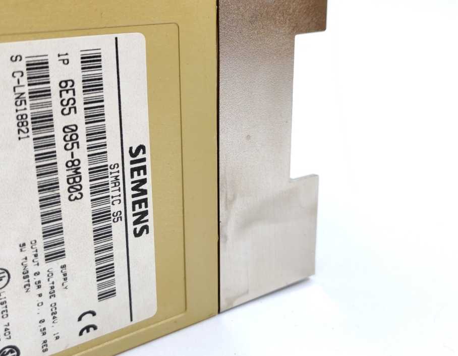 Siemens 6ES5 095-8MB03 SIMATIC S5-95U COMPACT UNIT WITH PROFIBUS INTERFACE