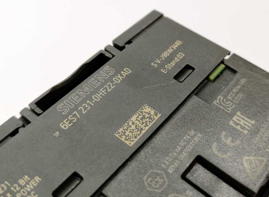 Siemens 6ES7231-0HF22-0XA0 SIMATIC S7-200, analog input EM 231