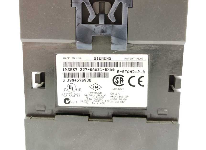 Siemens 6ES7277-0AA21-0XA0 EM 277 PROFIBUS DP Slave Module