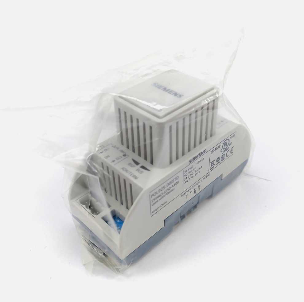 Siemens S55663-J250-A100 POL925.00/STD Climatix Extension Module 6 I/Os