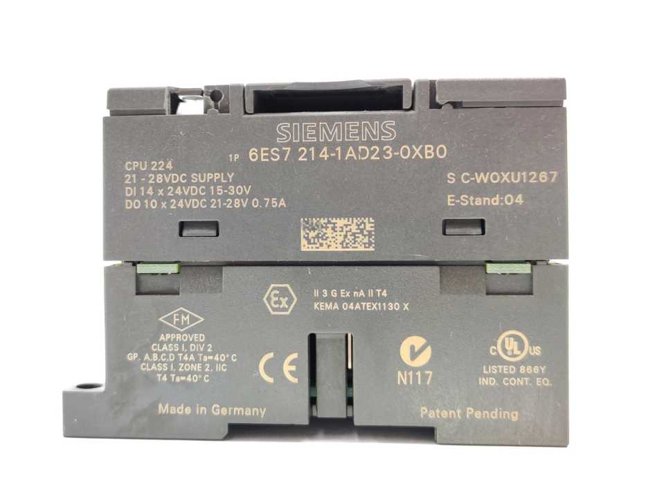 Siemens 6ES7214-1AD23-0XB0 SIMATIC S7-200, CPU 224