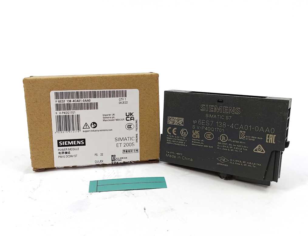Siemens 6ES7138-4CA01-0AA0 SIMATIC ET 200S 3 Pcs. set
