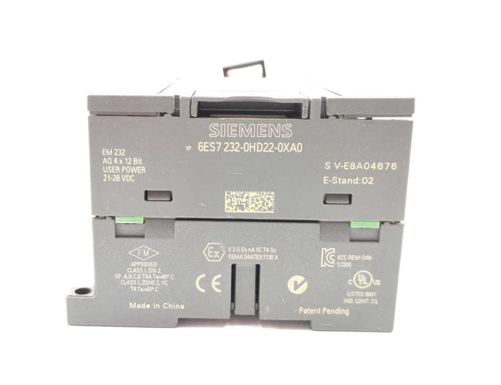 Siemens 6ES7232-0HD22-0XA0 SIMATIC S7-200 Analog Output Module