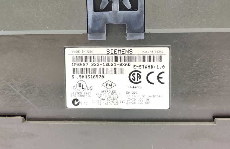 Siemens 6ES7223-1BL21-0XA0 SIMATIC S7-200, Digital I/O EM 223