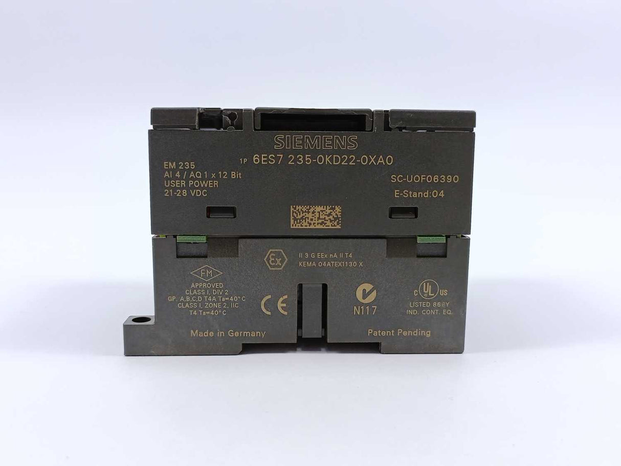 Siemens 6ES7235-0KD22-0XA0 SIMATIC S7-200, analog I/O EM 235