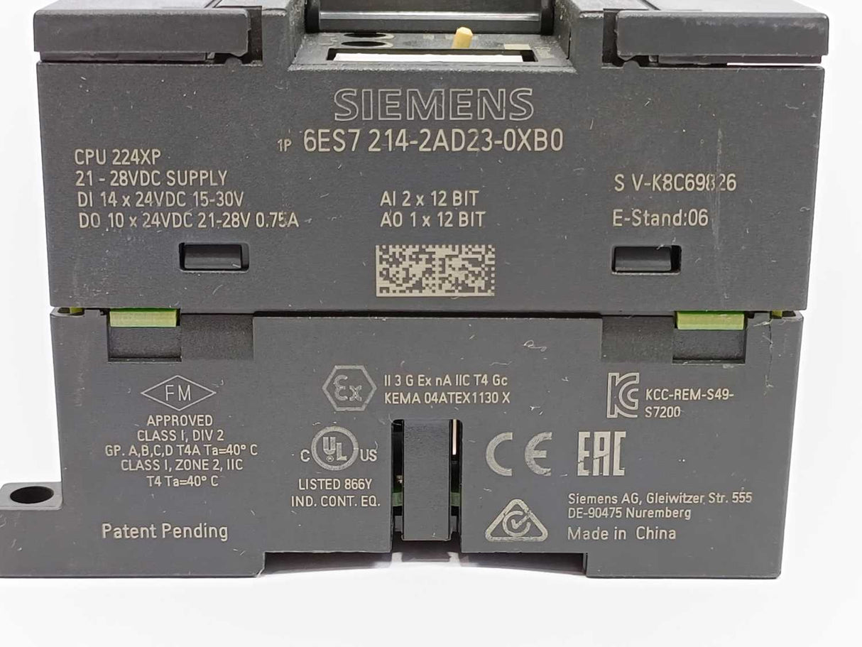 Siemens 6ES7214-2AD23-0XB0 SIMATIC S7-200 CPU 224XP Compact Unit