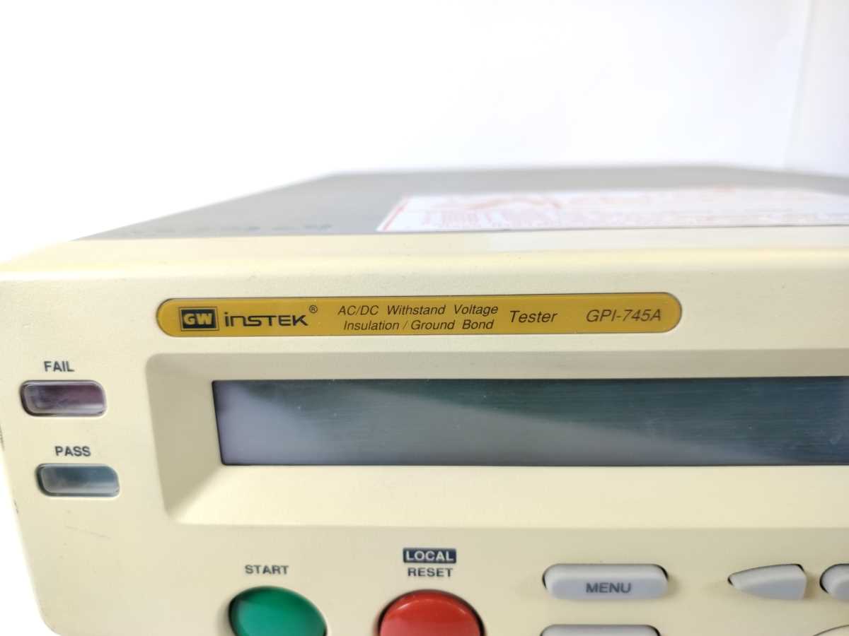 GW Instek GPI-745A AC/DC Withstand Voltage Insulation Tester