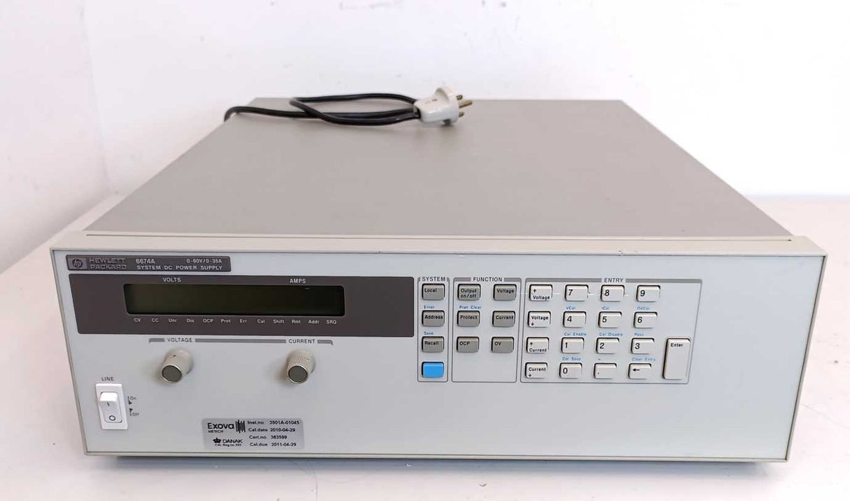 Hewlett Packard 6674A HP 2000W System Power Supply, 60V, 35A