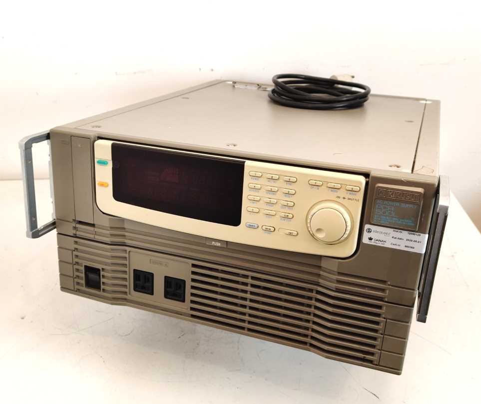 Kikusui PCR 500L AC power supply 1Hz -1kHz, 0-300V, 5A
