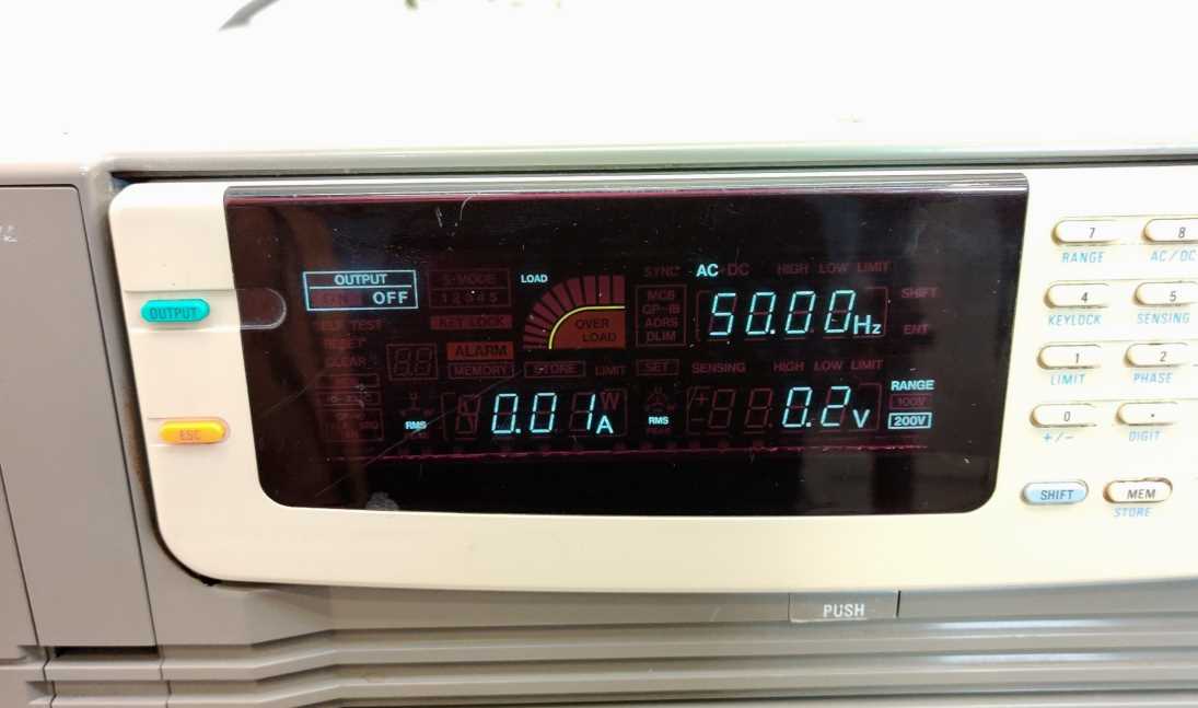 Kikusui PCR 500L AC power supply 1Hz -1kHz, 0-300V, 5A