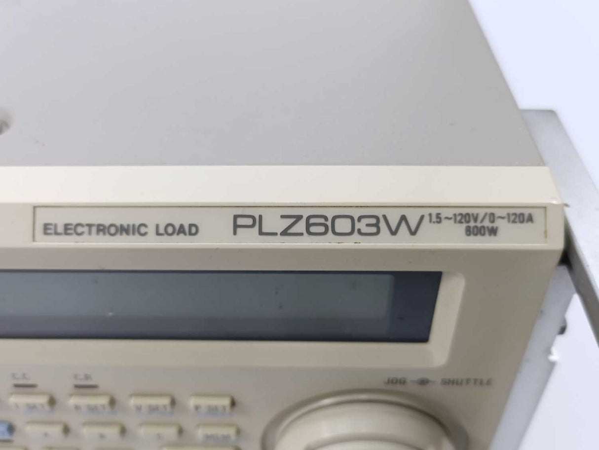 Kikusui PLZ603W Electronic Load, 1.5-120V/0-120A 600W