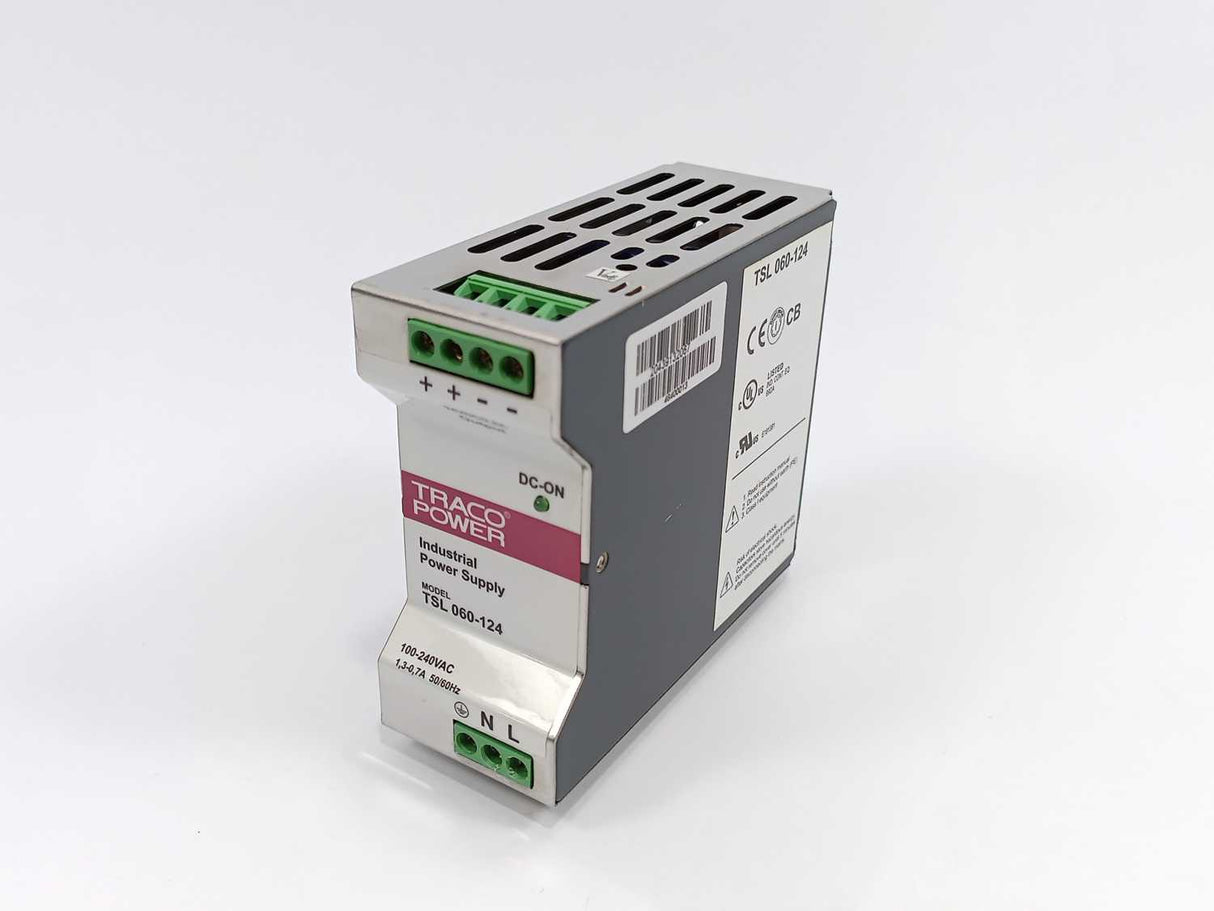 Traco Power TSL 060-124 Compact Switching Power Supply 24VDC, 2,5A