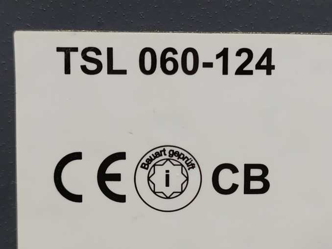 Traco Power TSL 060-124 Compact Switching Power Supply 24VDC, 2,5A