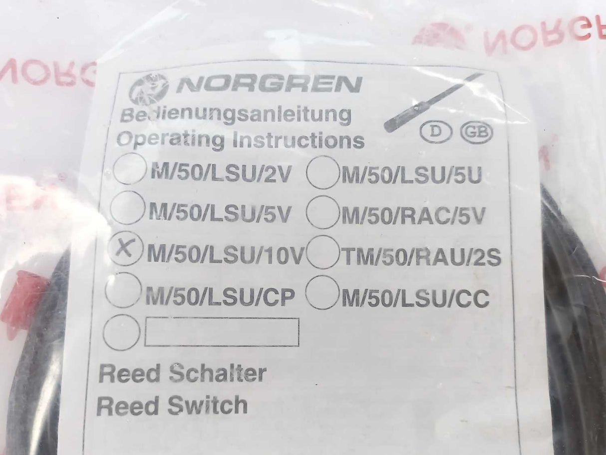 NORGREN M/50/LSU/10V Magnetically Operated Reed Switch
