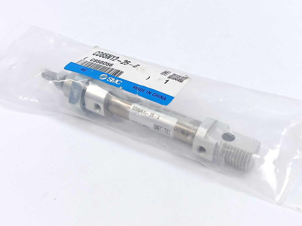 SMC CD85N12-25-B C85 Standard Cylinder, Double Acting