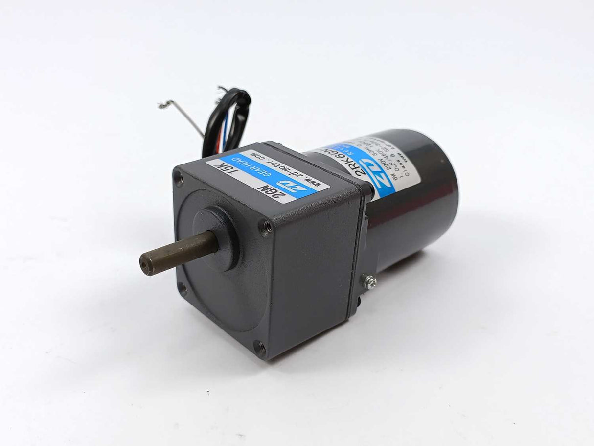 ZD Motor 2RK6GN-C + 2GN 15K Miniature Gear Speed Motor 6W 220V