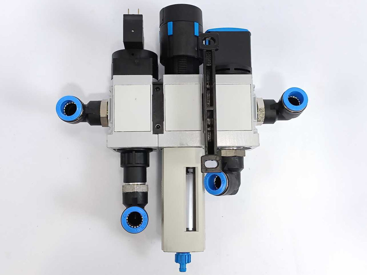 Festo 529152 MS4-LFR-1/4-D7-CRM-AS Filter Regulator w/ 541258 & 542578