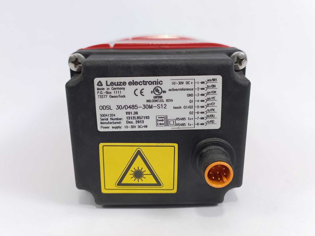 Leuze Electronic ODSL 30/D485-30M-S12 50041204 Optical Distance Sensor 655 nm