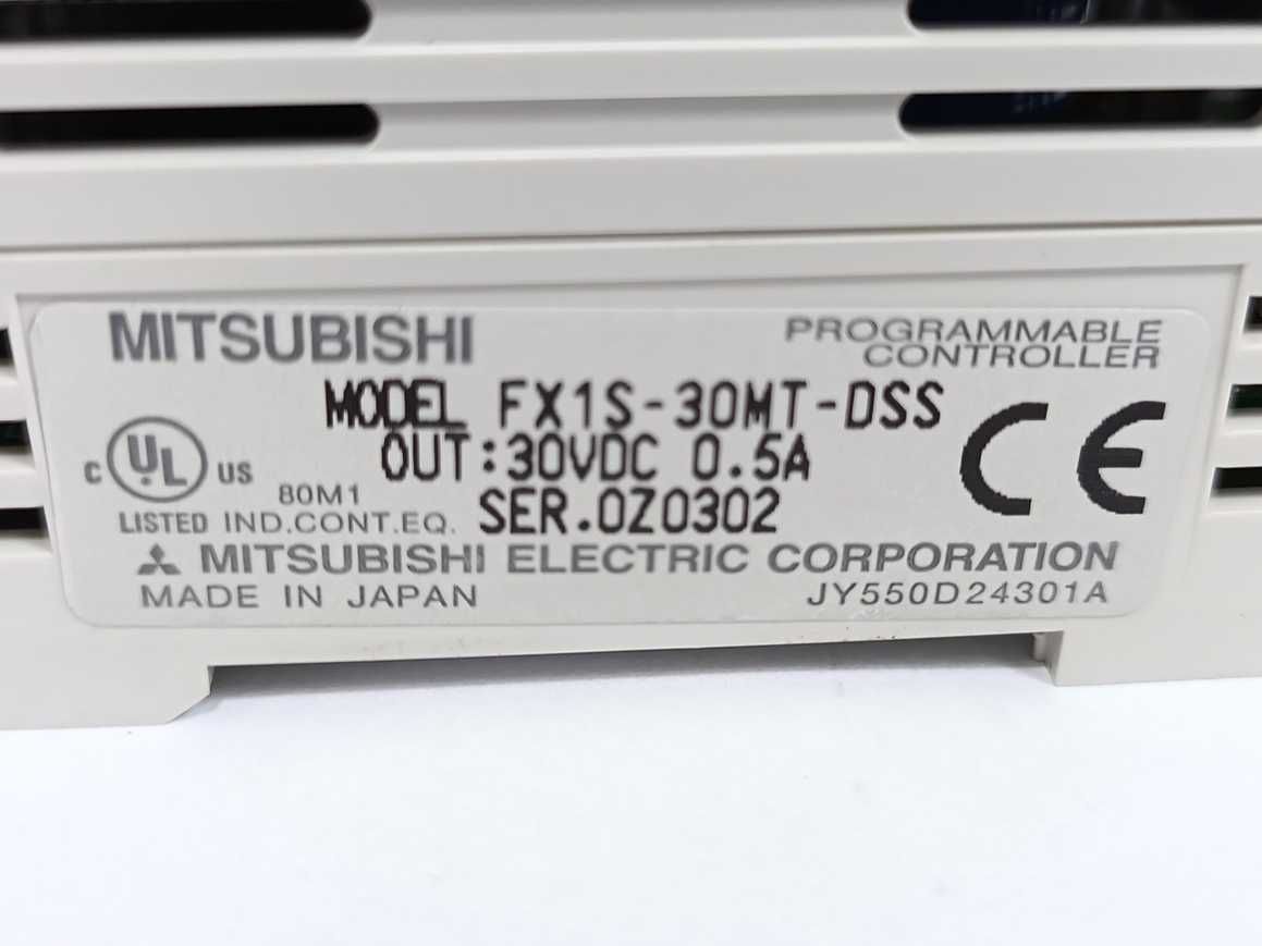 Mitsubishi FX1S-30MT-DSS Programmable Controller 30VDC 0.5A