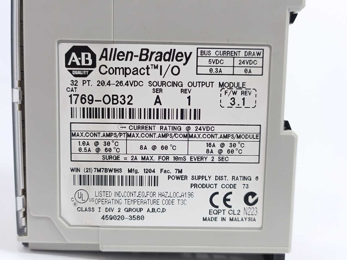 AB 1769-OB32 Ser. A Sourcing Output Module