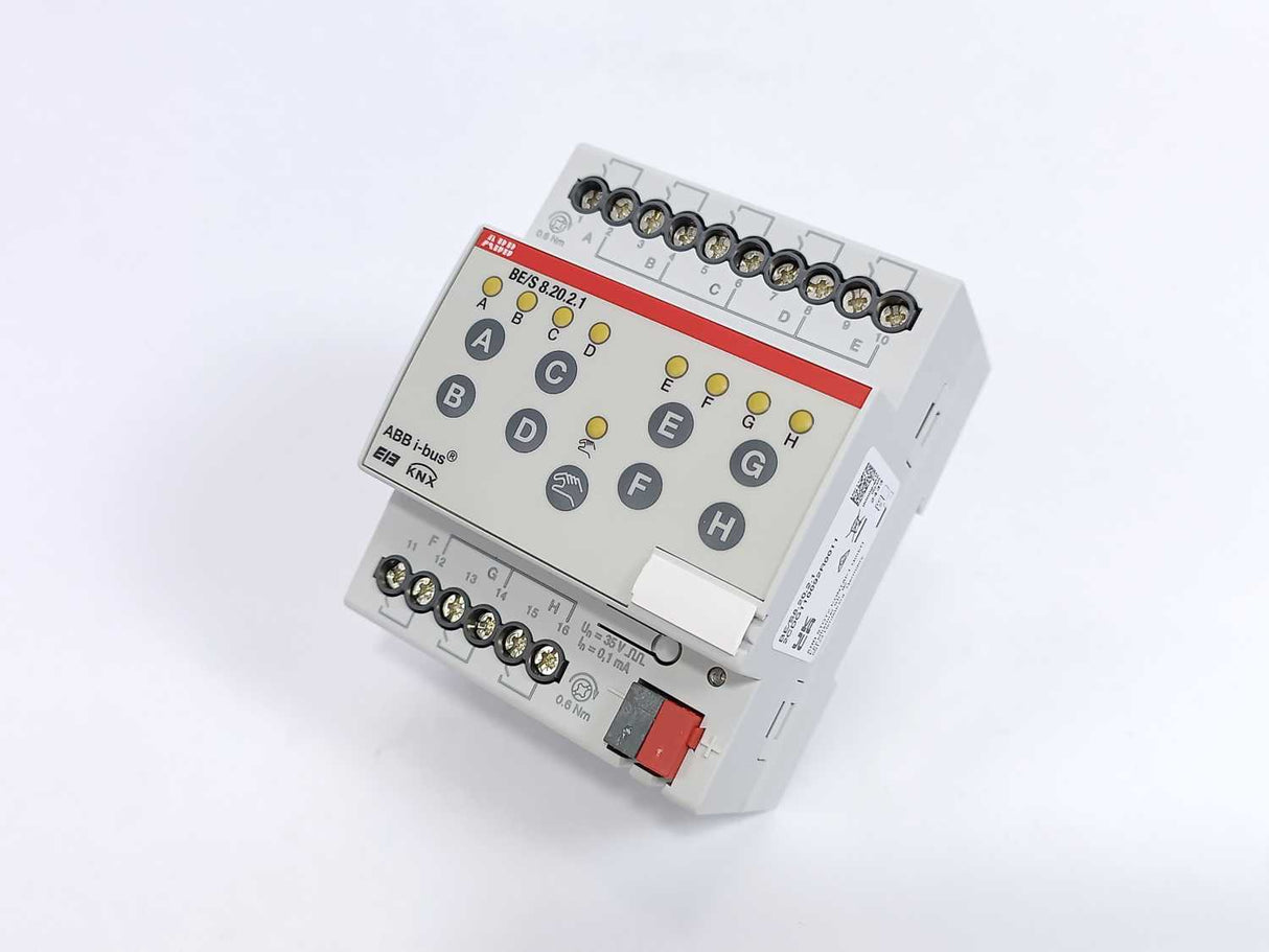 ABB 2CDG110092R0011 BE/S8.20.2.1 Binary Input, 8-fold, Contact Scanning, MDRC