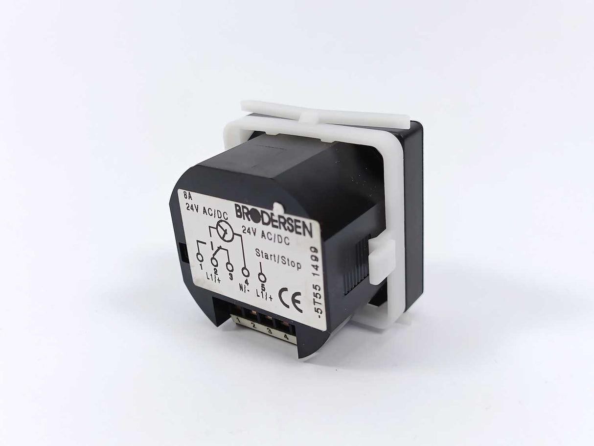 BRODERSEN XP-1 Display Timer 24V AC/DC 5T55