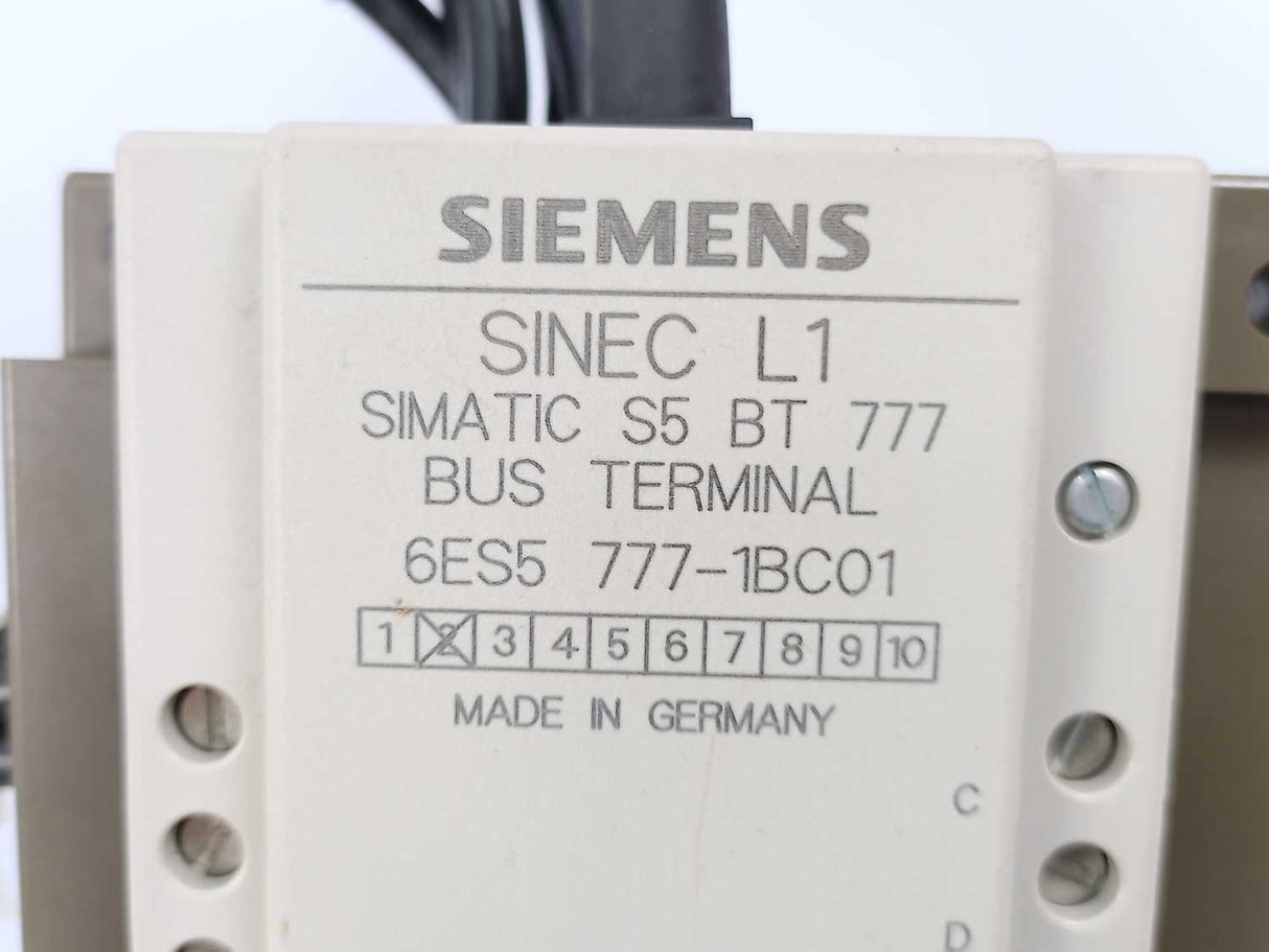 Siemens 6ES5777-1BC01 SIMATIC S5 BT 777 Bus Terminal