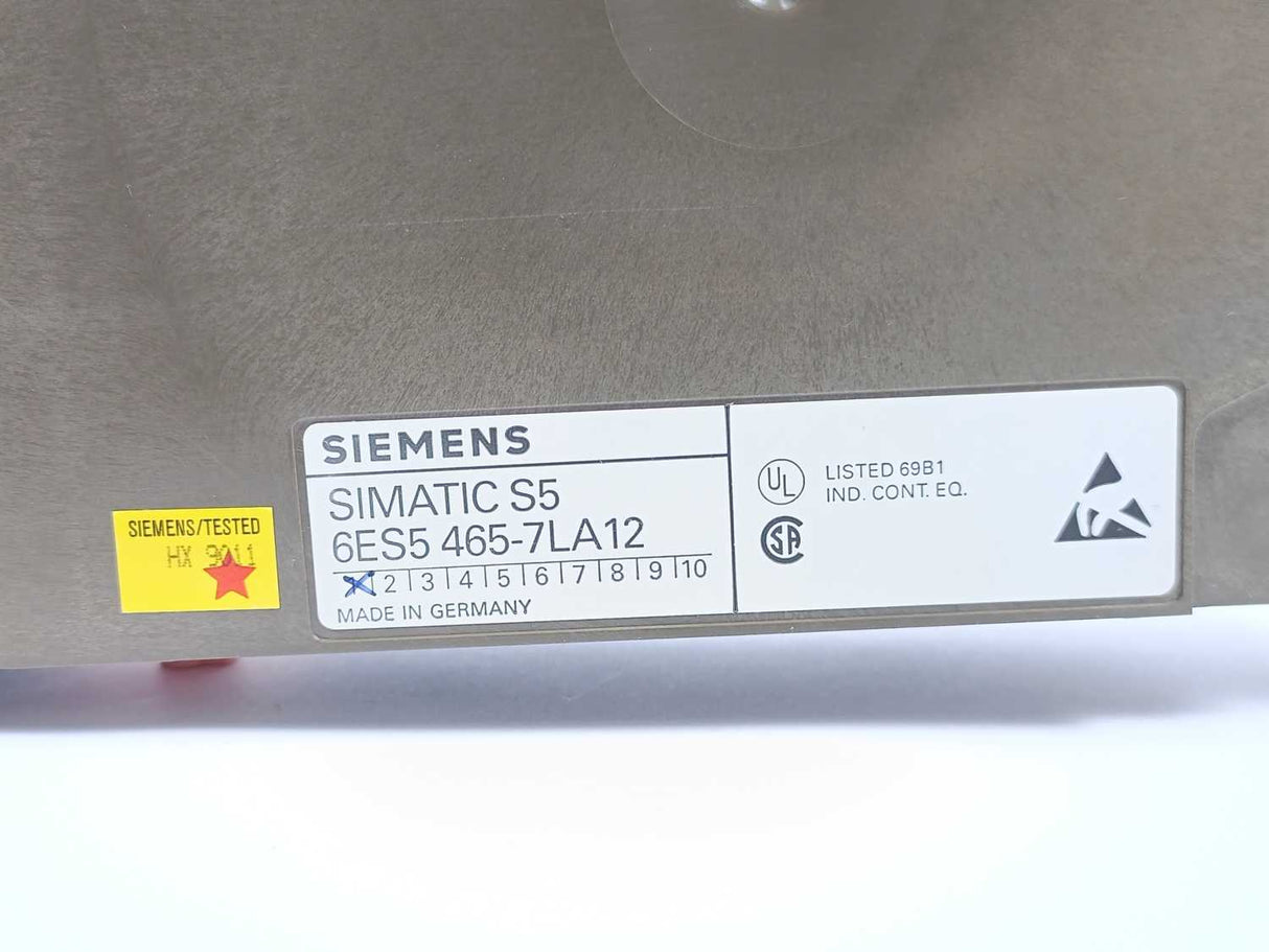 Siemens 6ES5465-7LA12 SIMATIC S5 465 Analog Input Module 16/8 Channels