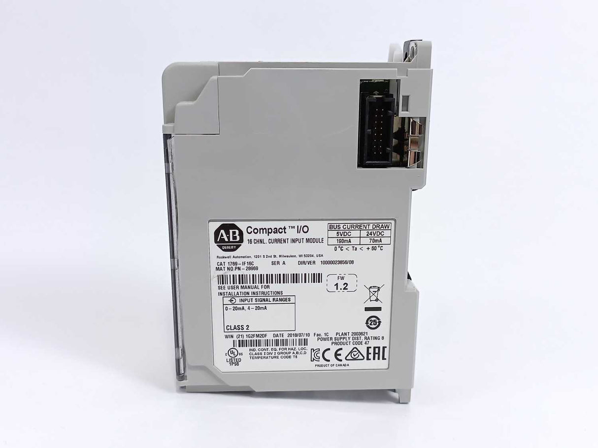 Rockwell Automation 1769-IF16C Ser. A 16 Chnl. Current Input Module