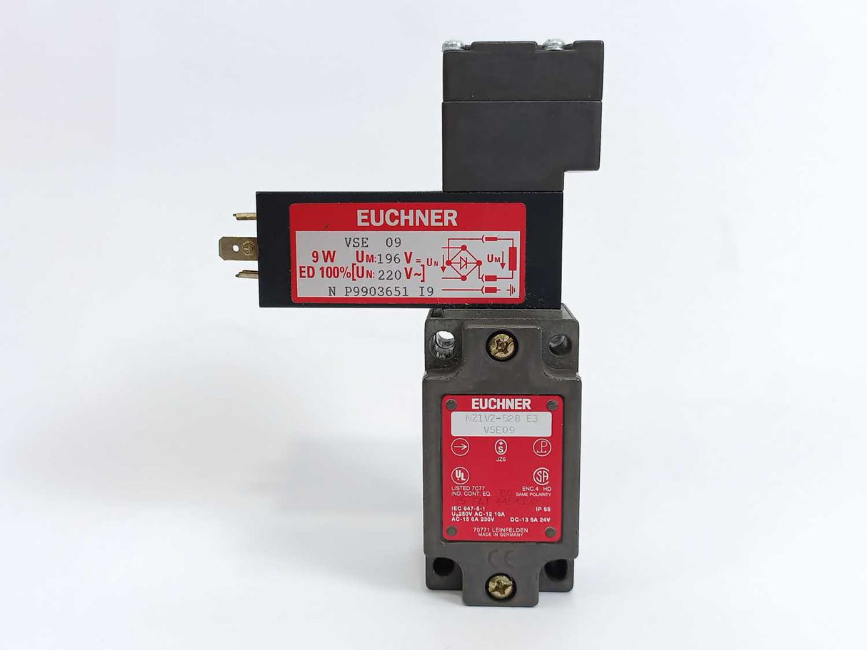 Euchner NZ1VZ-528E3VSE09 Safety switch NZ.VZ.VSE, cable entry M20 x 1.5