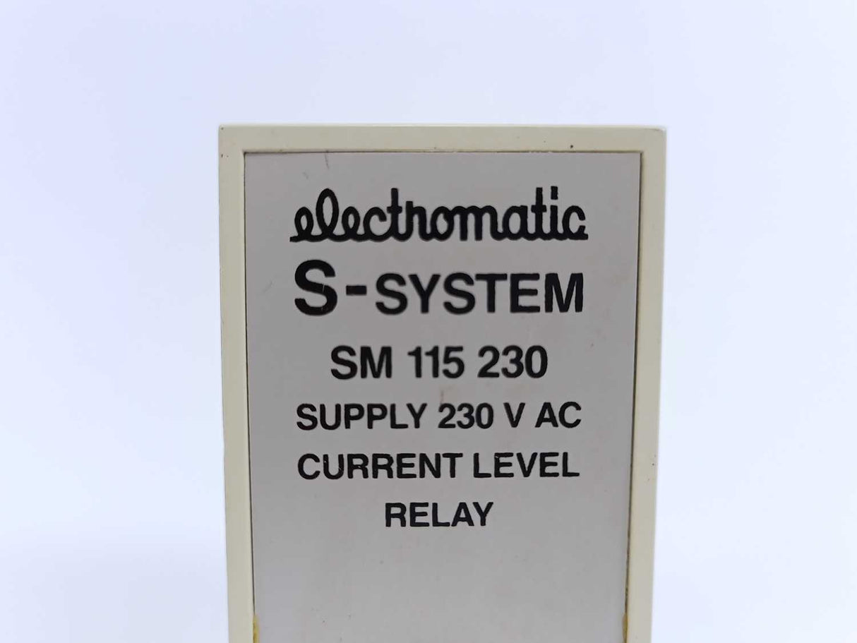 Electromatic SM 115 230 Current Level Relay