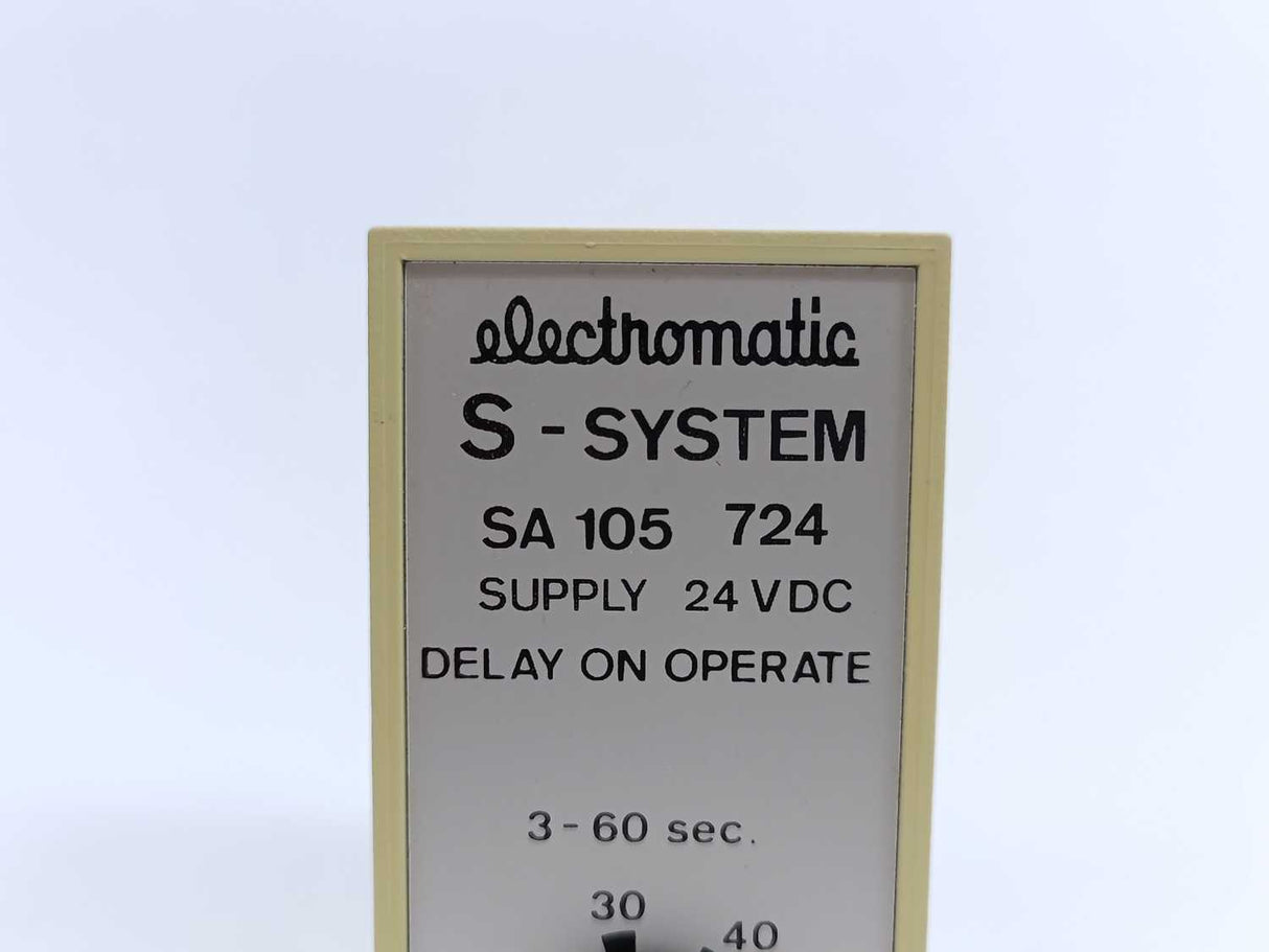 Electromatic SA 105 724 S-System Delay on Operate