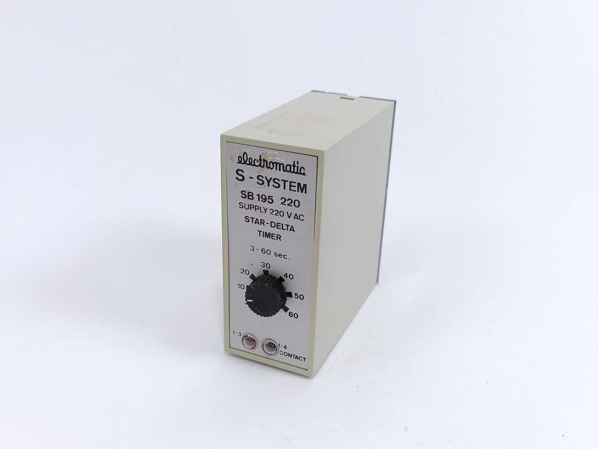 Electromatic SB 195 220 Star-delta Timer 3-60 sec.