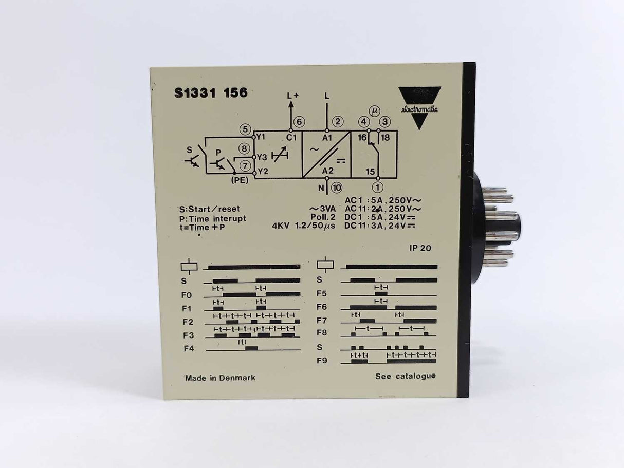Electromatic S1331 156 230 Digital Timer 230V, 50/90Hz