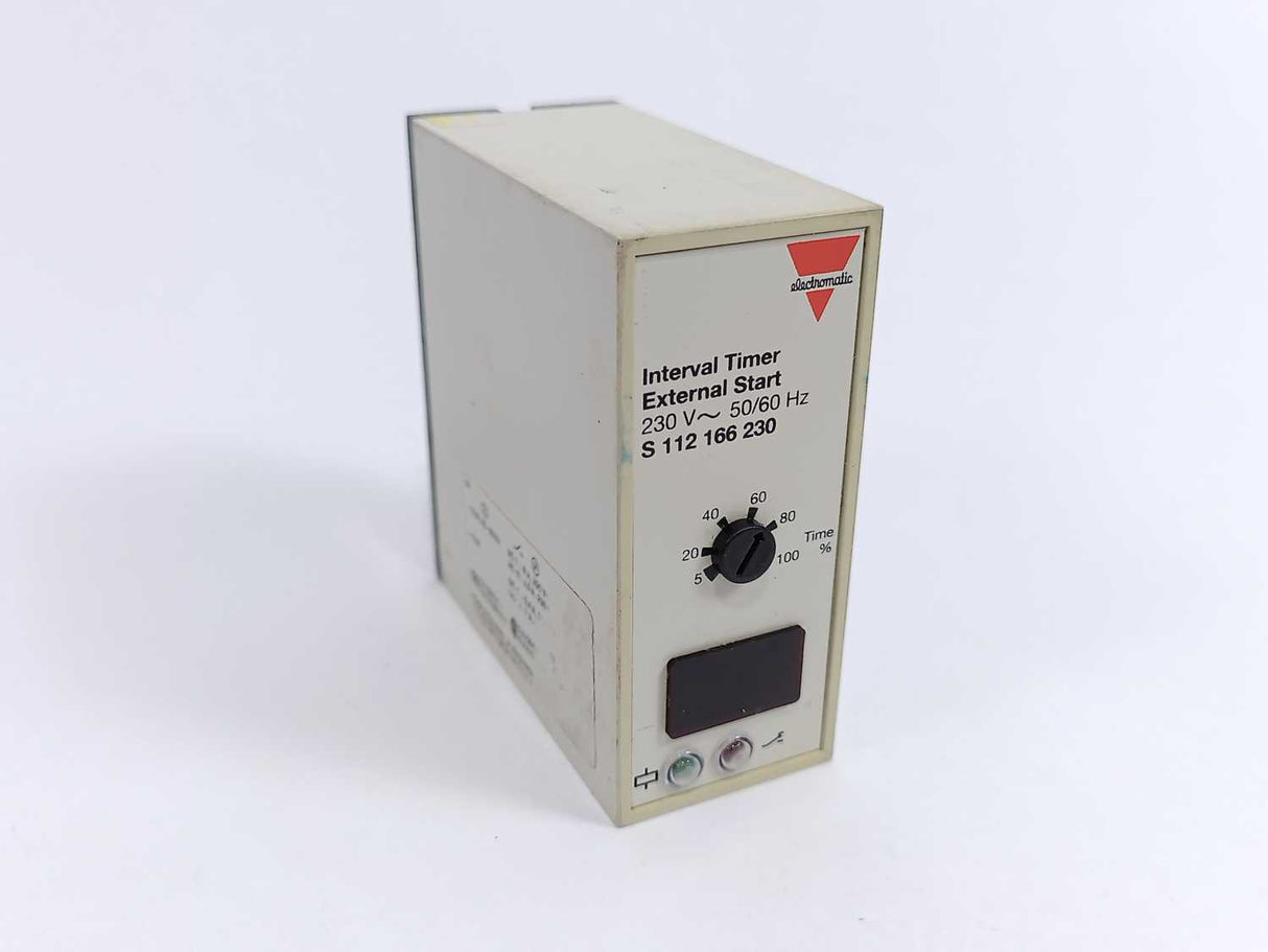 Electromatic S 112 166 230 Interval Timer External Start 230V, 56/60Hz