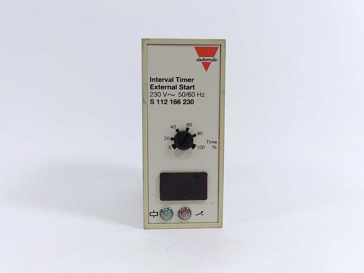 Electromatic S 112 166 230 Interval Timer External Start 230V, 56/60Hz