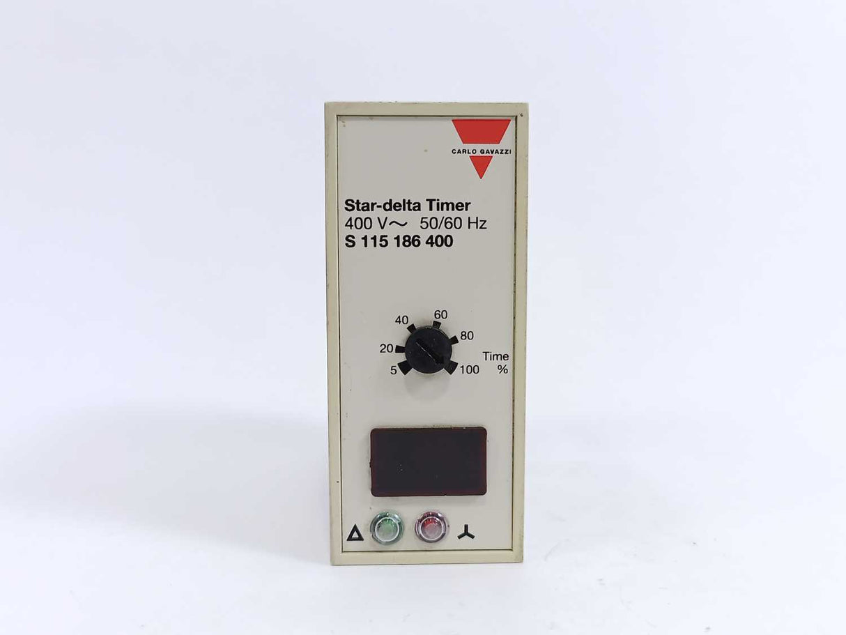 Carlo Gavazzi S 115 186 400 Star-delta Timer, 400V, 50/60Hz