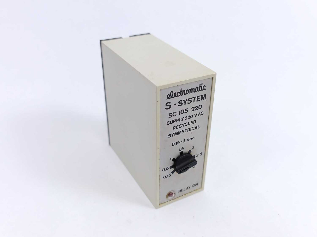 Electromatic SC 105 220 S-System Recycler Symmetrical. 0,15-3 sec.