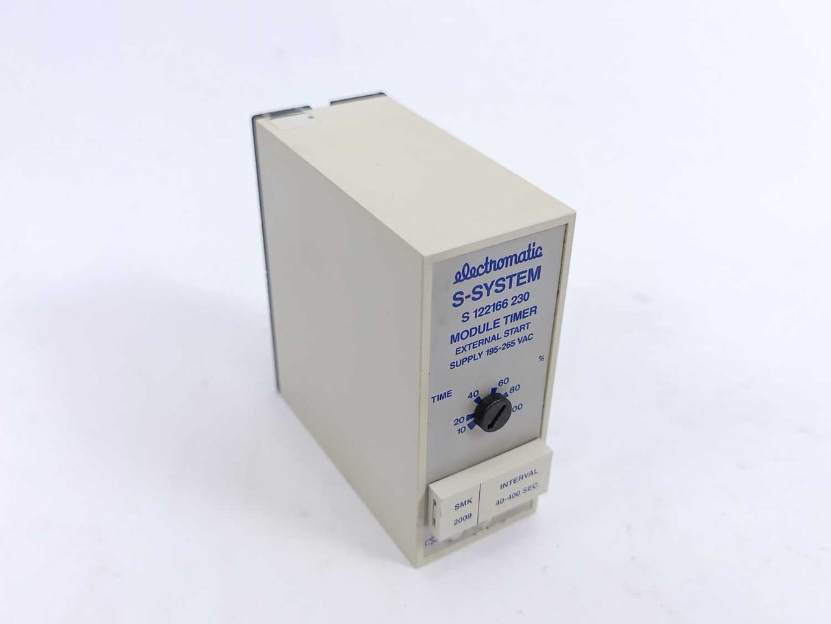 Electromatic S 122 166 230 Module Timer External Start, Supply 195-265Vac