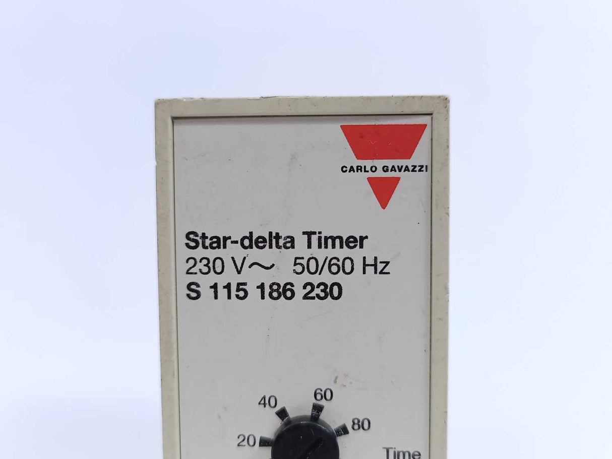 Carlo Gavazzi S 115 186 230 S-SYSTEM Star-Delta Timer. Supply 230V, 56/60Hz