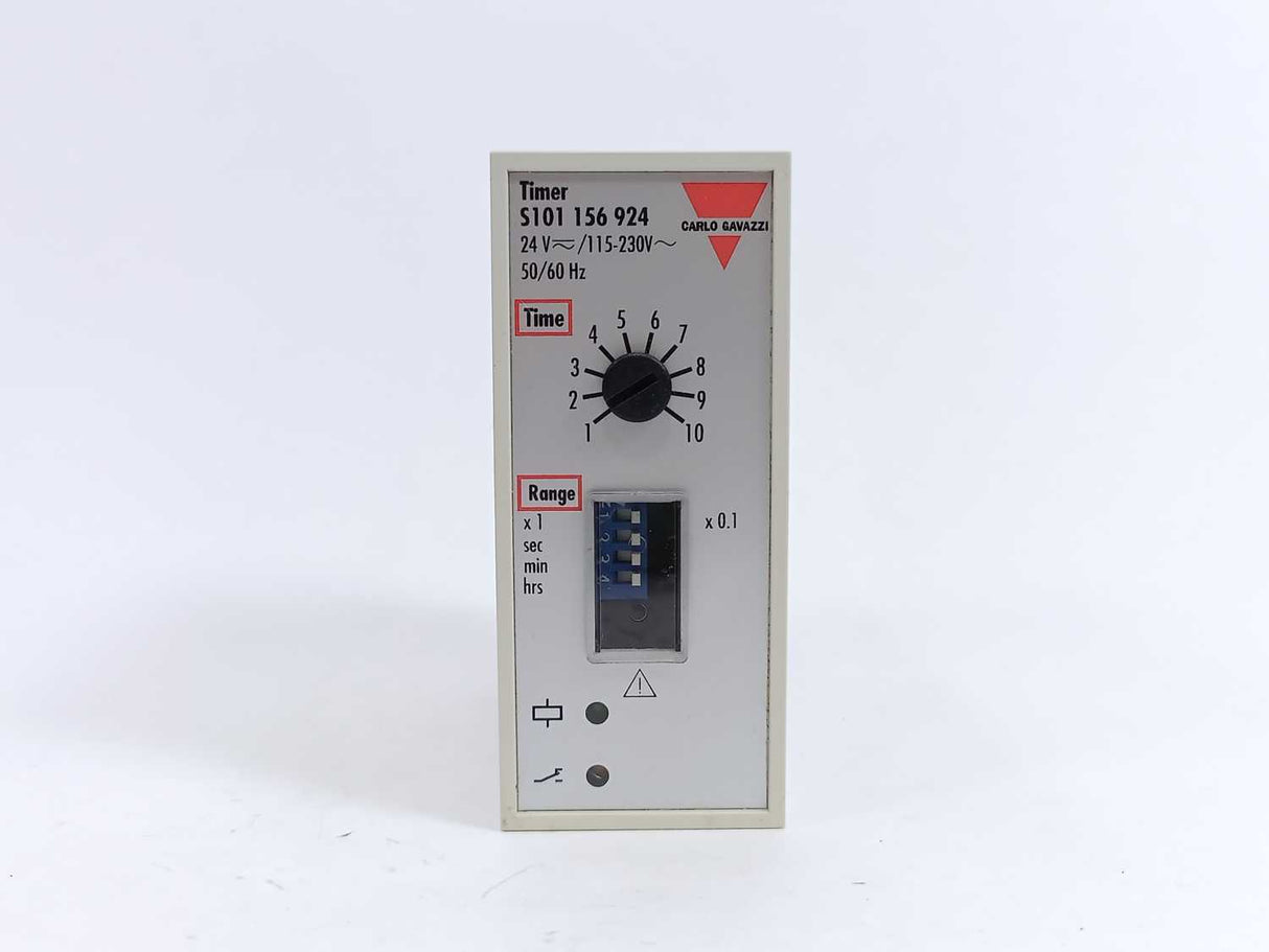 Carlo Gavazzi S101 156 924 Timer, 24V/115-230V, 50/60Hz