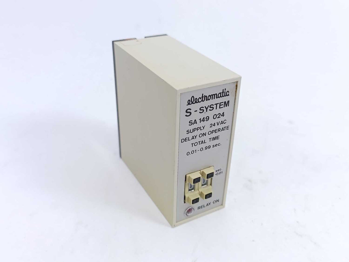 Electromatic SA 149 024 Delay on Operate Total Time 0,01-0,99sec.
